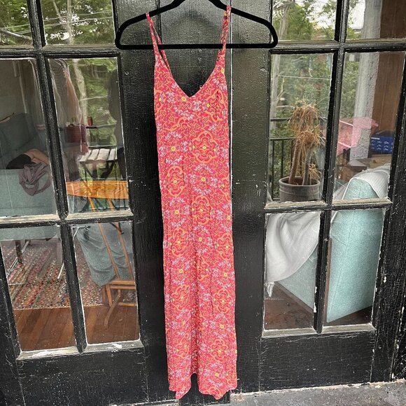 Vintage GAP - Gorgeous Floral Print Maxi Dress - Size 4 - Picture 1 of 4
